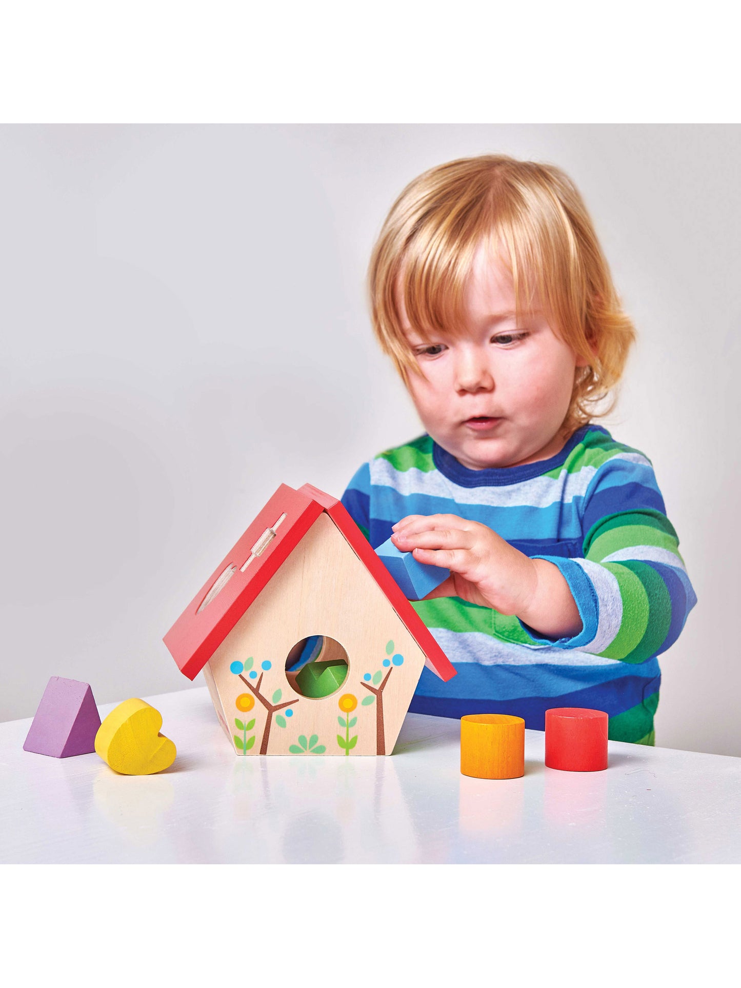 Woodland Bird House Shape Sorter