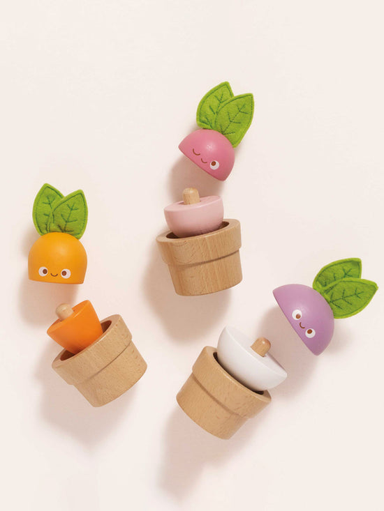 Stacking Wooden Veggies