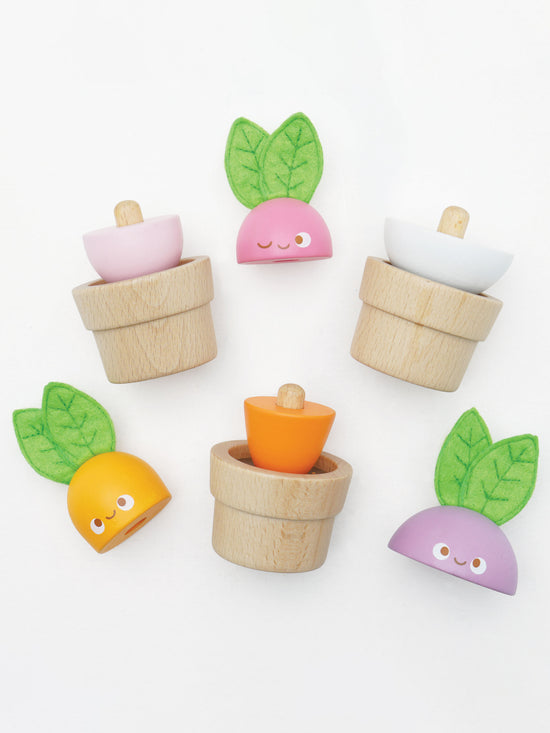 Stacking Wooden Veggies