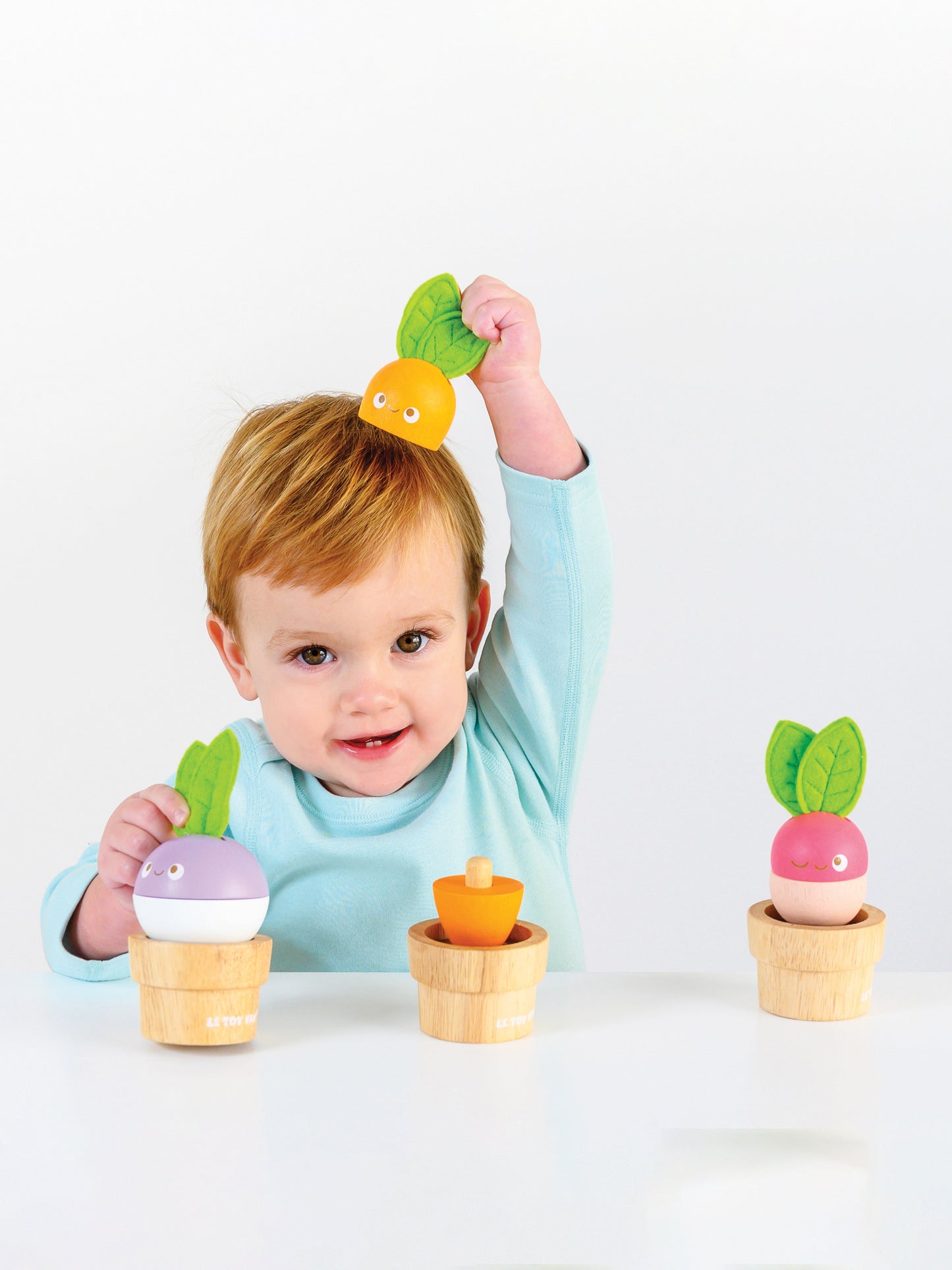 Stacking Wooden Veggies