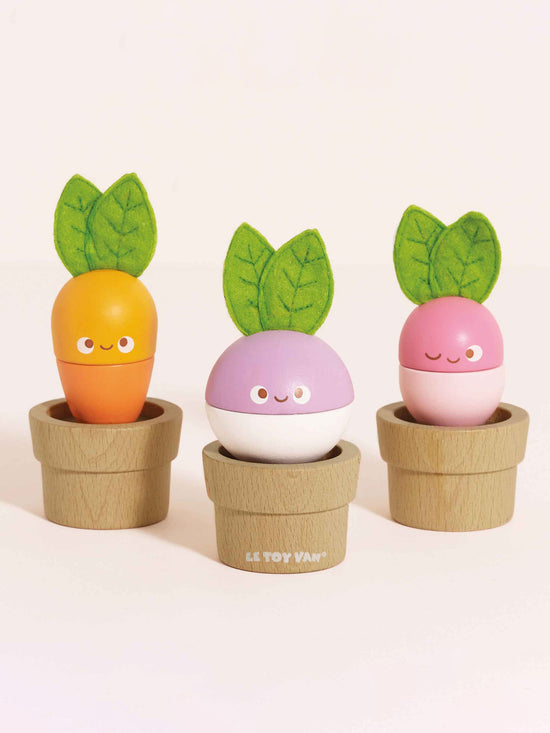 Stacking Wooden Veggies