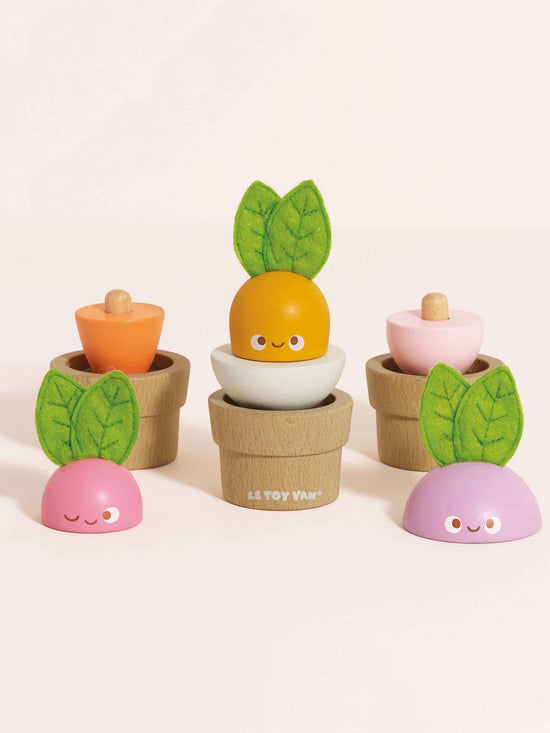 Stacking Wooden Veggies