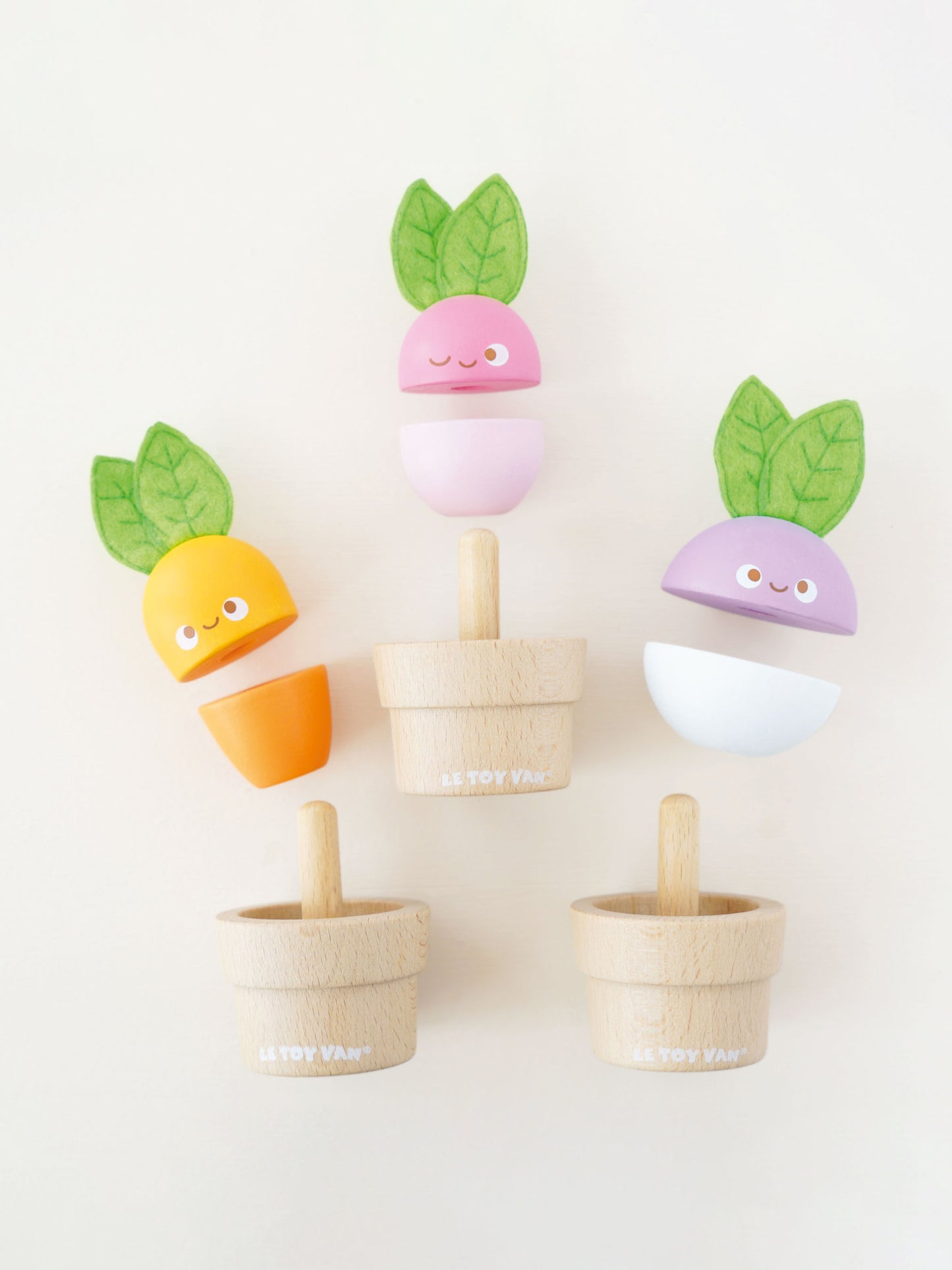 Stacking Wooden Veggies