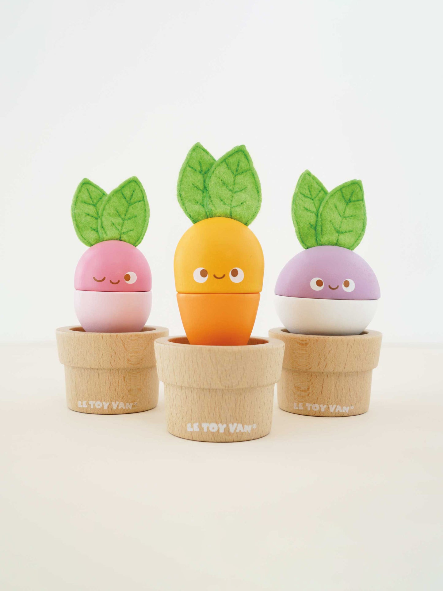 Stacking Wooden Veggies