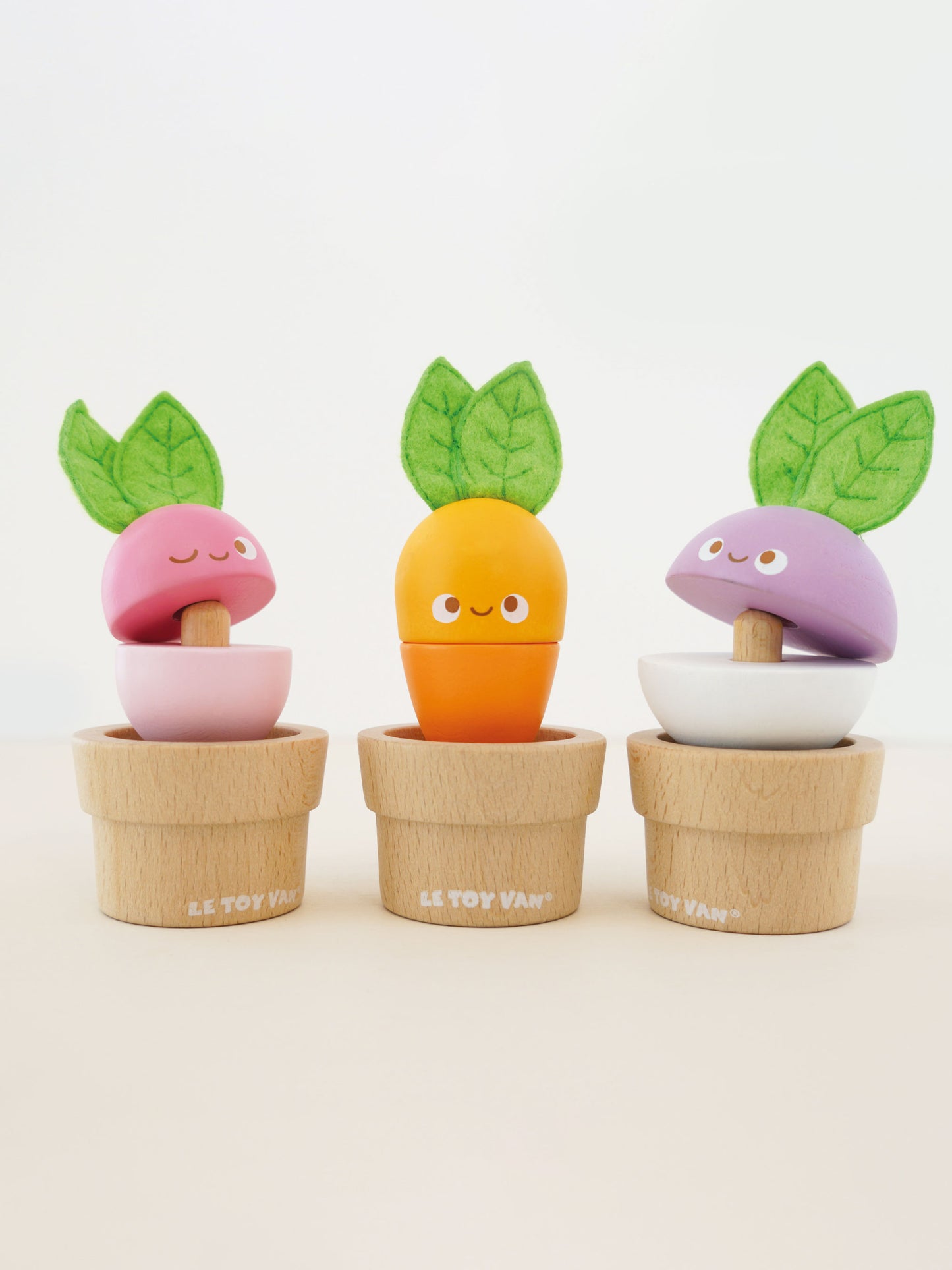 Stacking Wooden Veggies