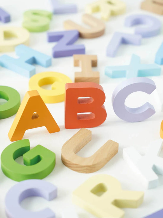 Wooden Alphabet Set & Bag