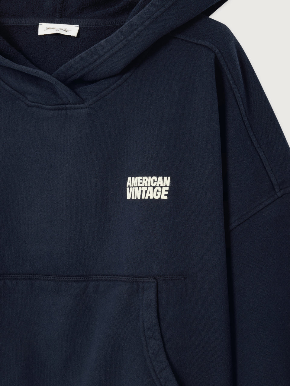 Vintage Navy Plizzy Hoodie