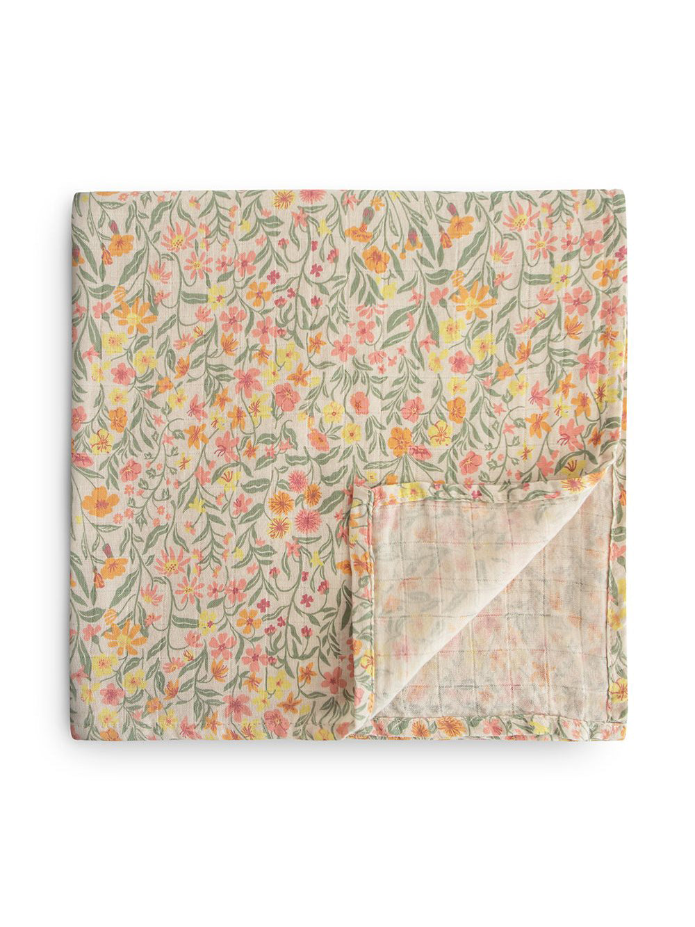 Pastel Blooms Muslin Swaddle