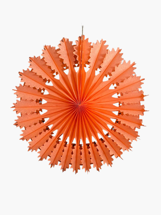 Peach Paper Fan