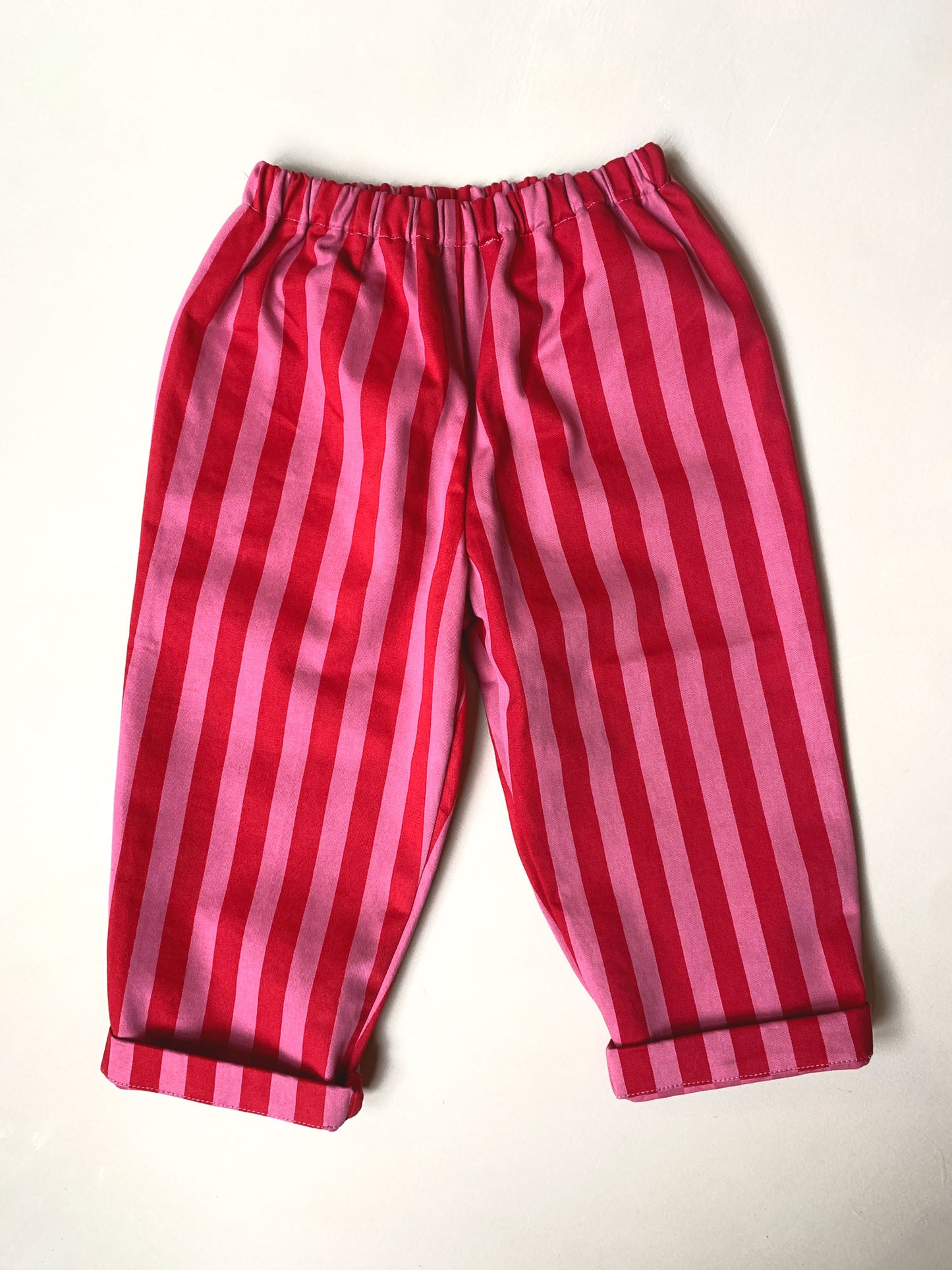Pink & Red Stripe Trousers