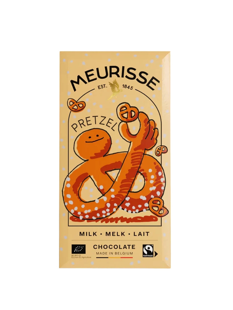 Milk Chocolate with Pretzels