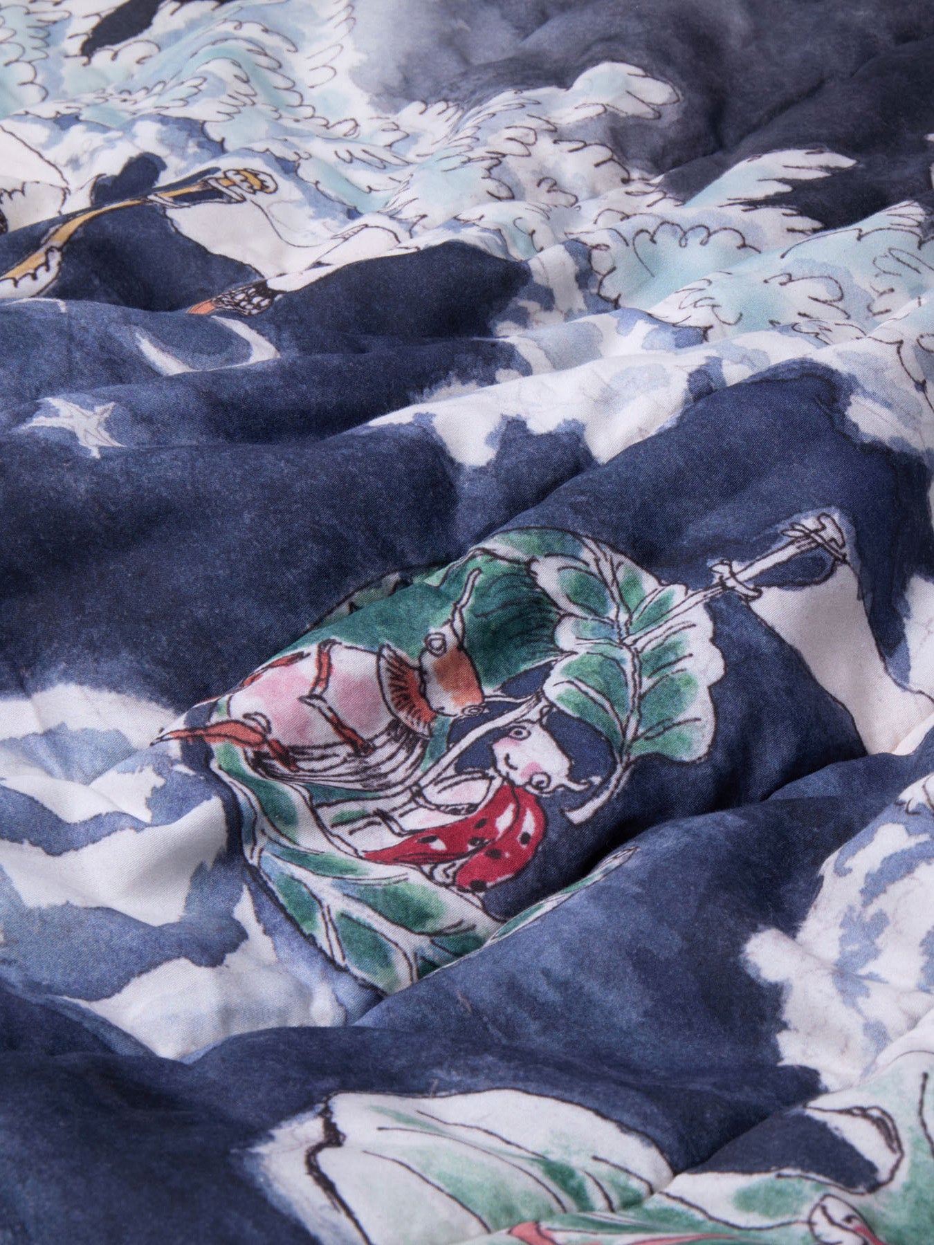 The Pond Dance Quilted Blanket