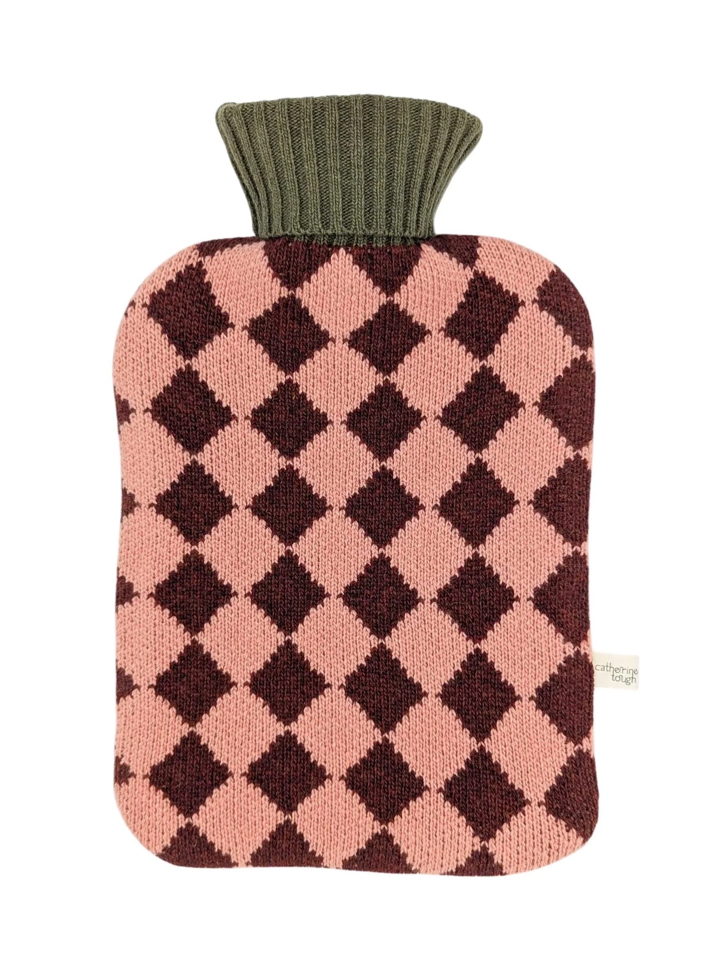 Red & Pink Hot Water Bottle
