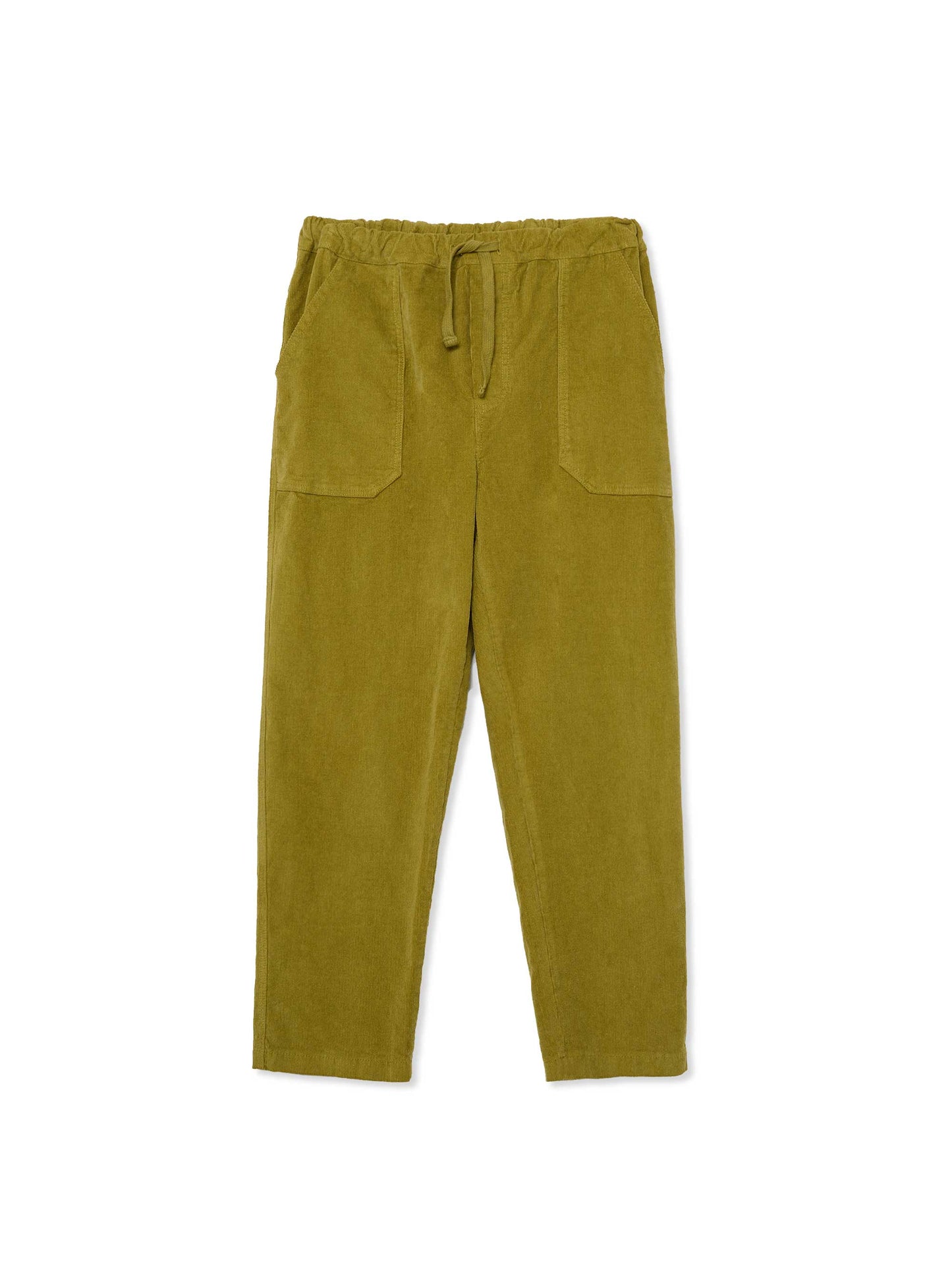 Green Comfort Corduroy Trousers