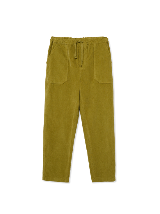 Green Comfort Corduroy Trousers