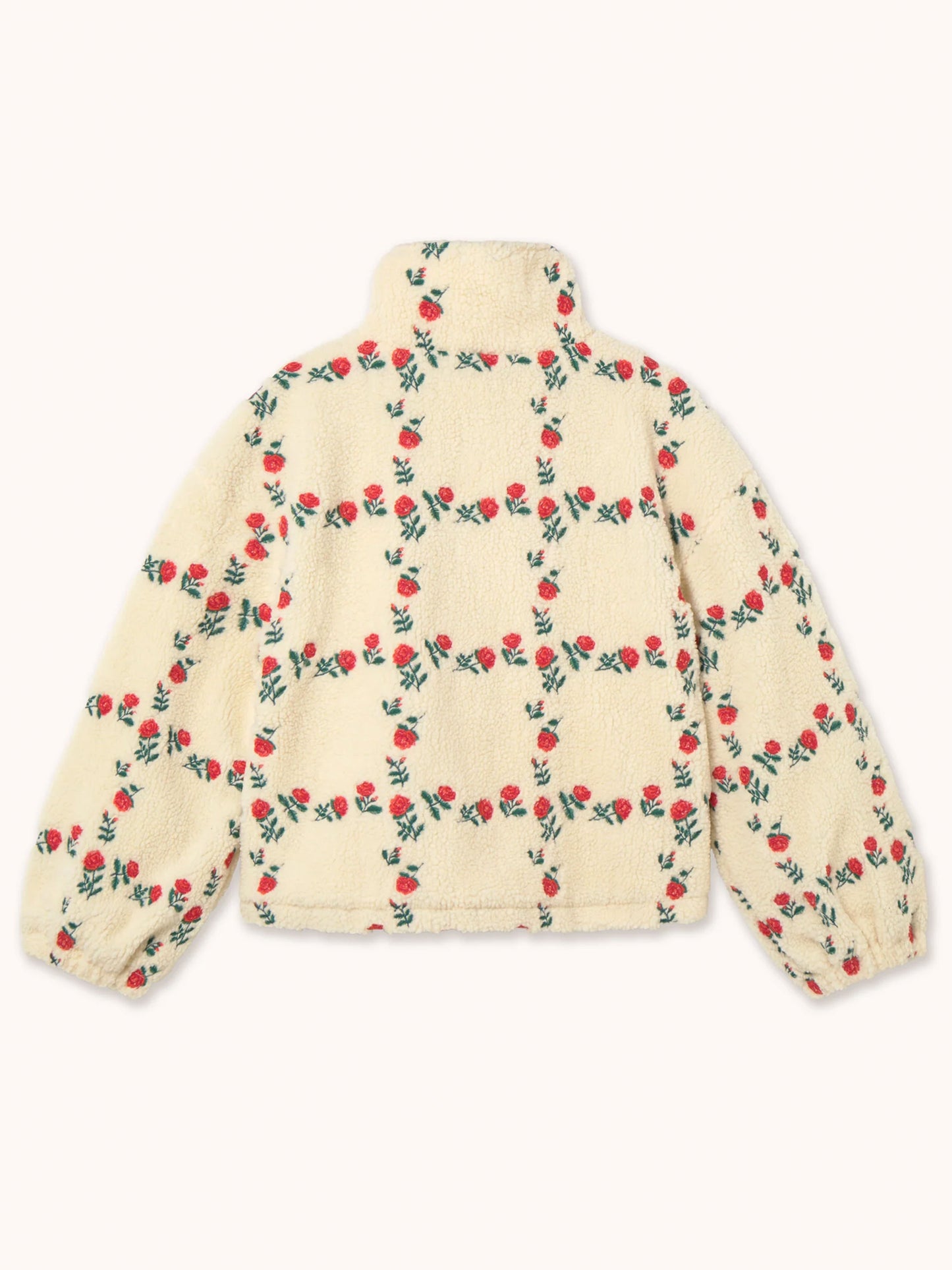 Roses Grid Sherpa Jacket
