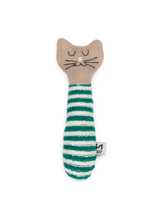 Knitted Cat Rattle