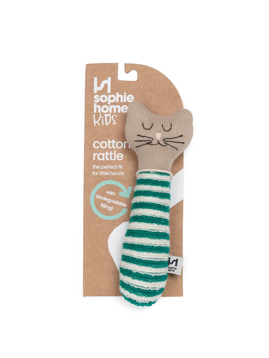 Knitted Cat Rattle