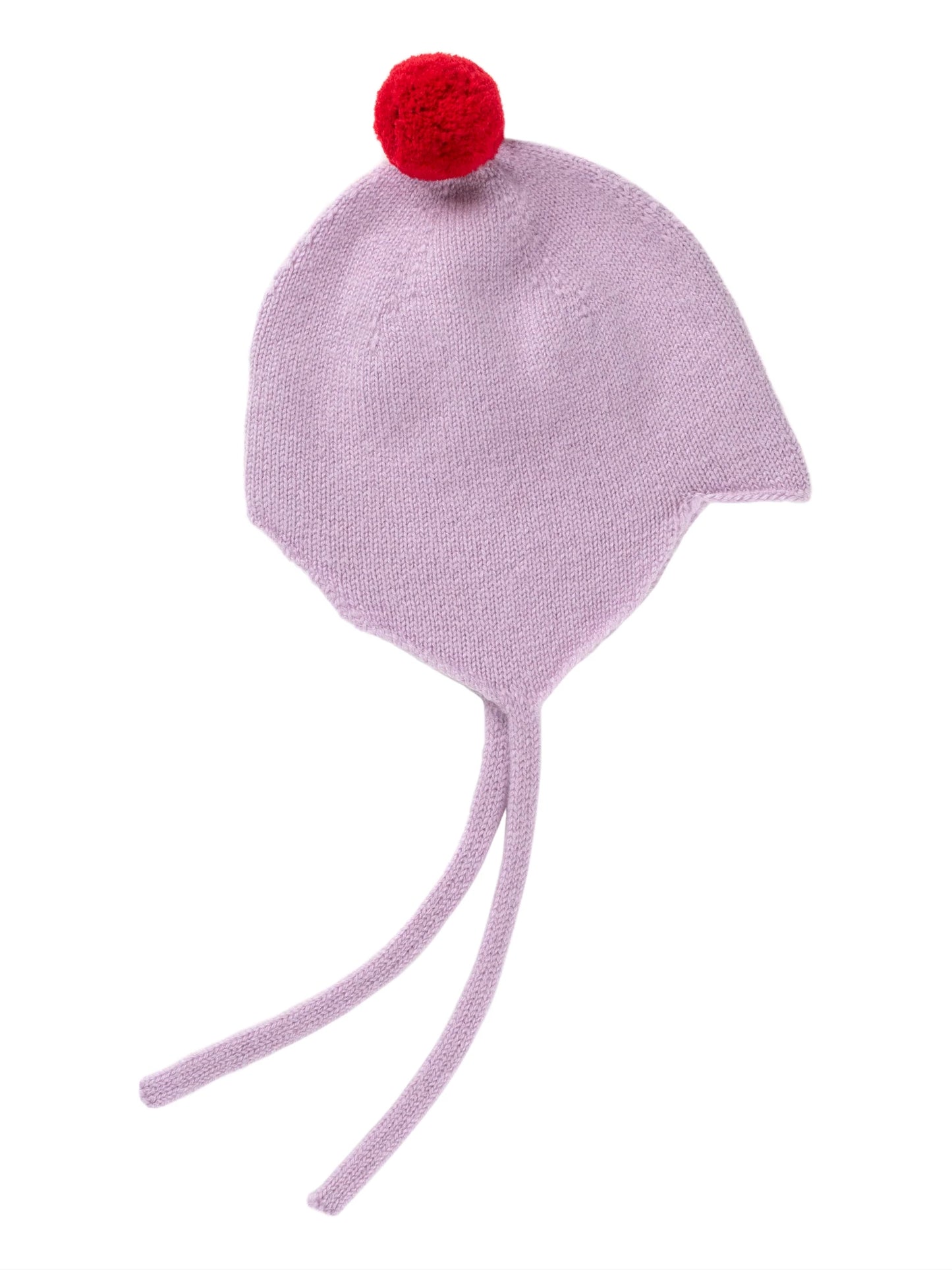 Lupin with Chianti Pom Cashmere Baby Bonnet