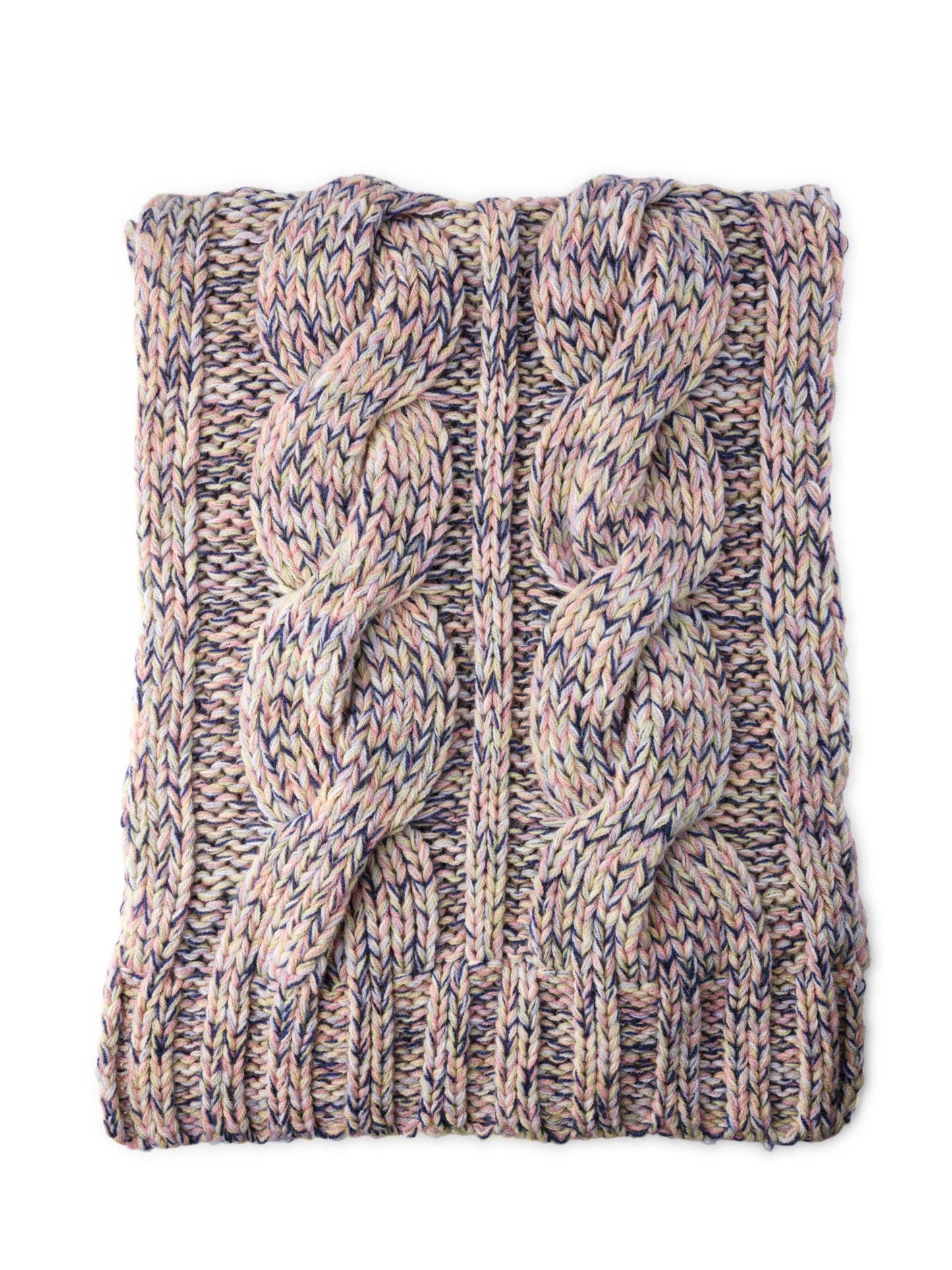 Pastel Chunky Knit Scarf