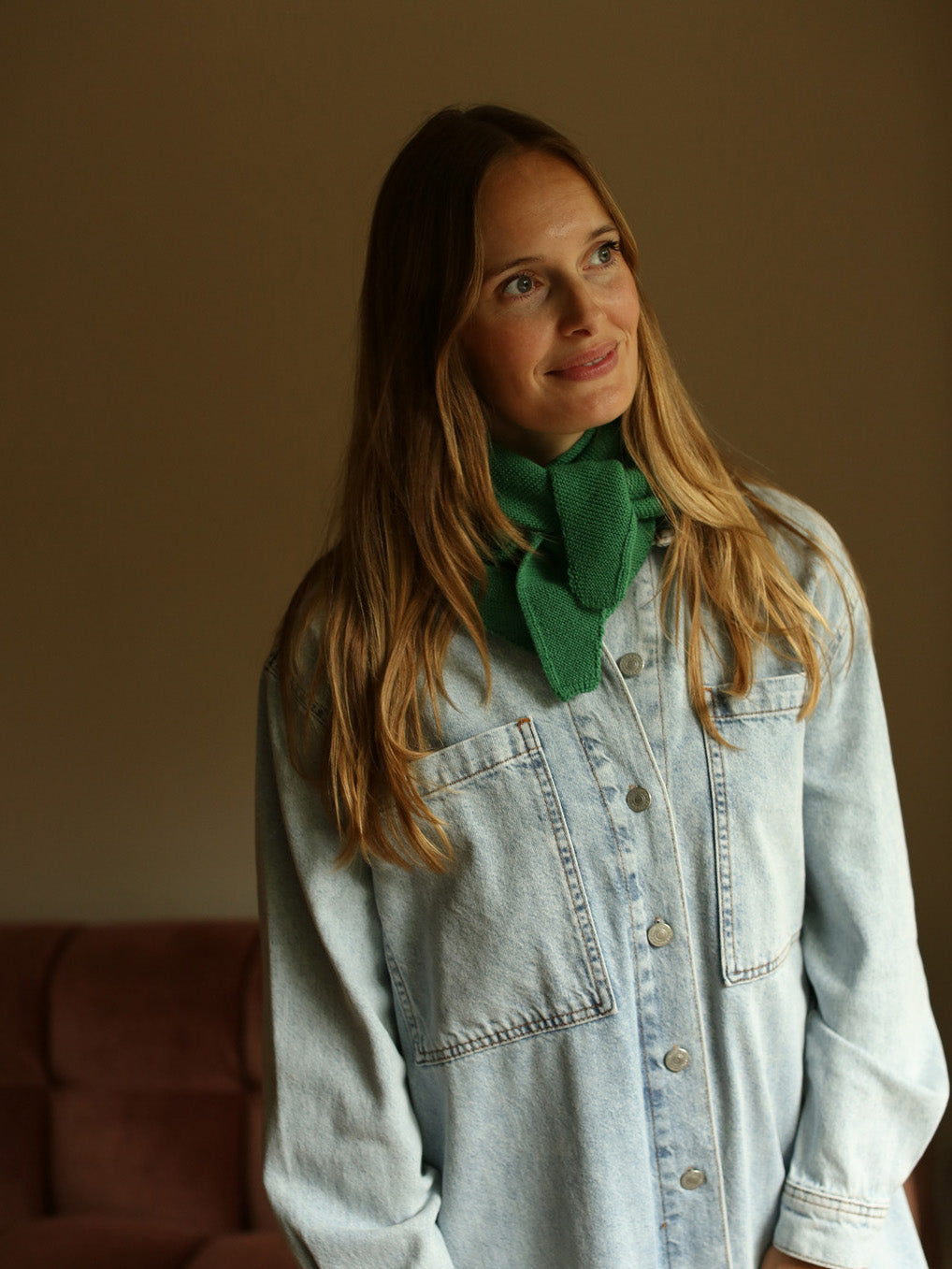 Grass Josephina Triangle Scarf