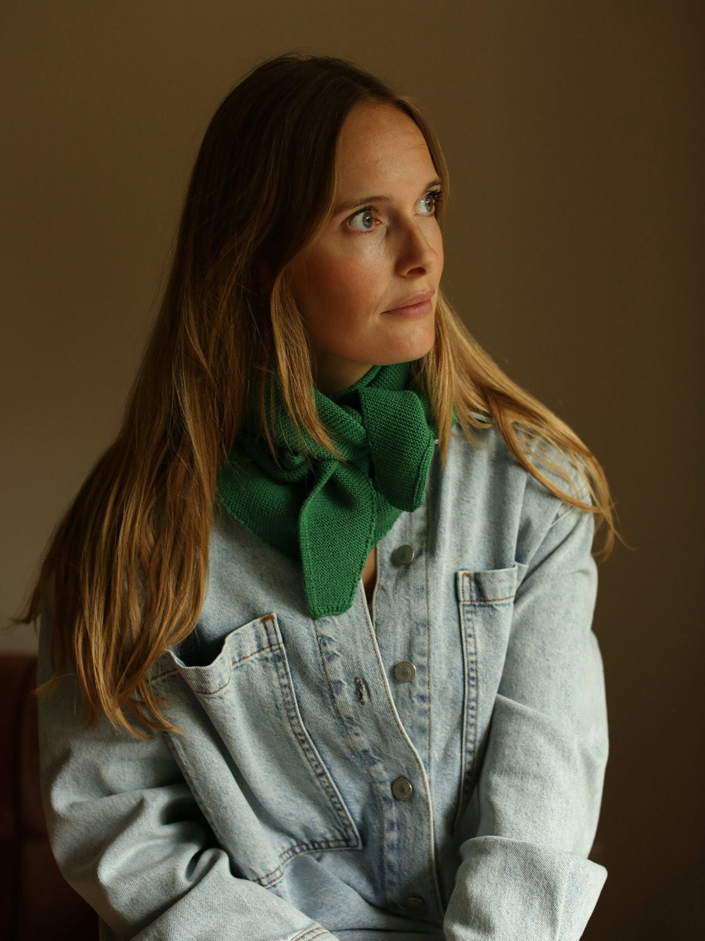Grass Josephina Triangle Scarf