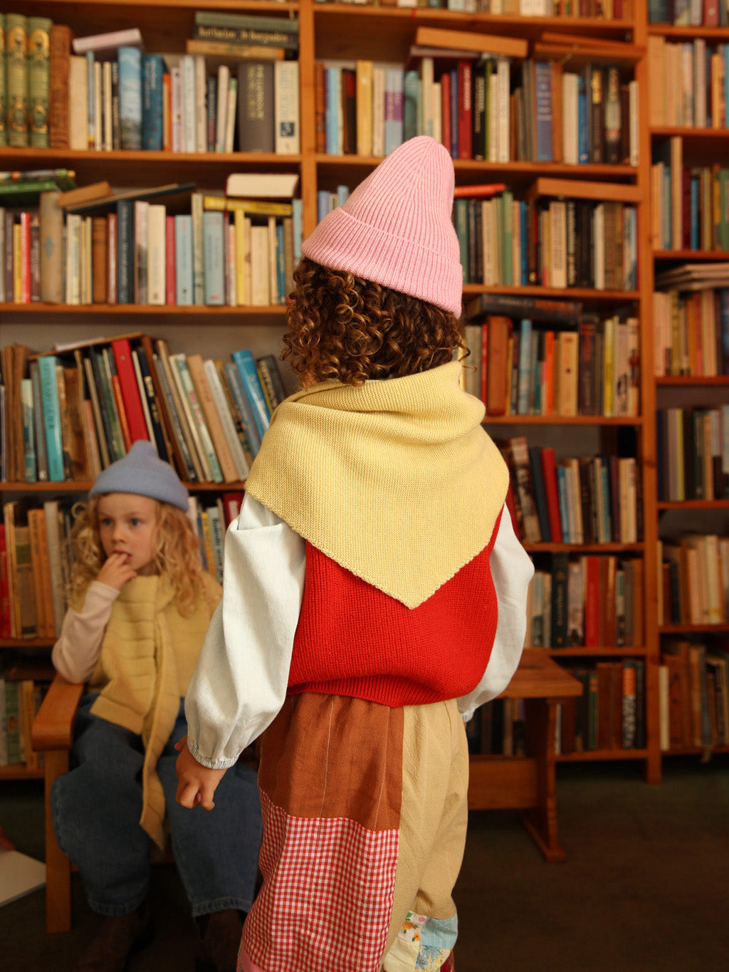 Light Yellow Josephina Triangle Scarf