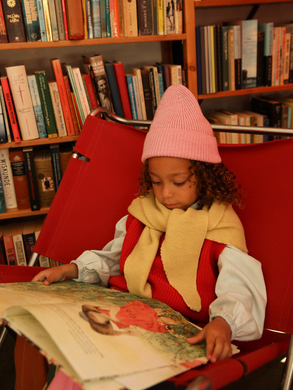 Light Yellow Josephina Triangle Scarf