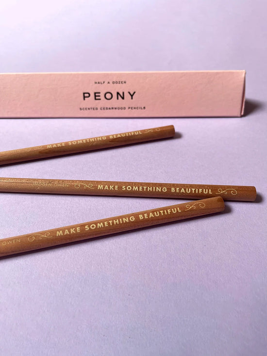 Peony Scented Pencils