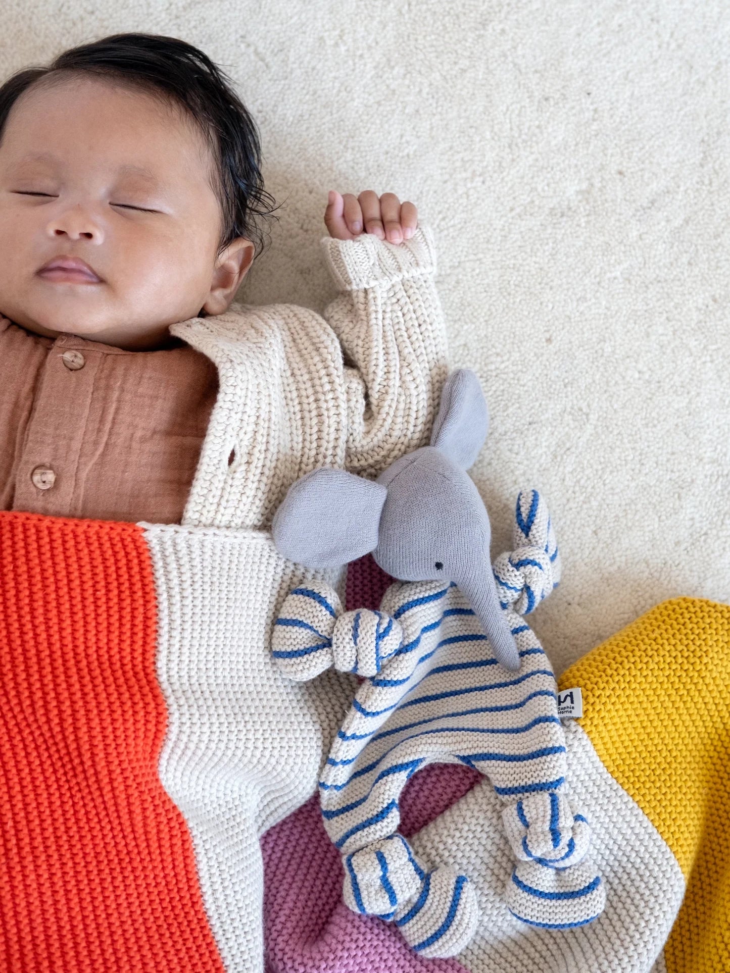 Elephant Knitted Comforter
