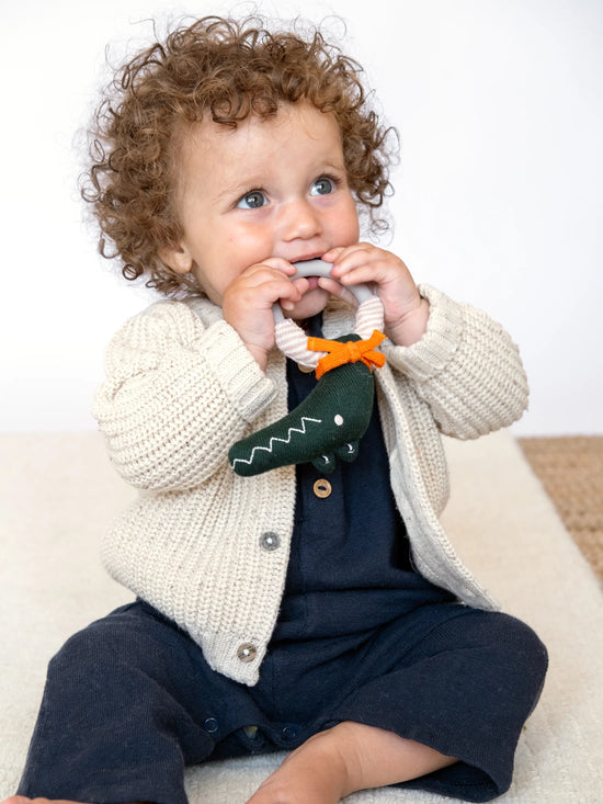 Crocodile Teething Rattle