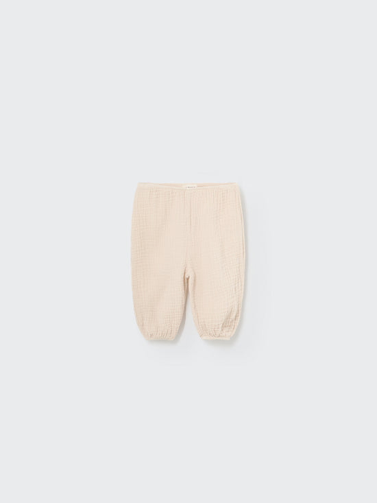 Ecru Soft Gauze Newborn Pants