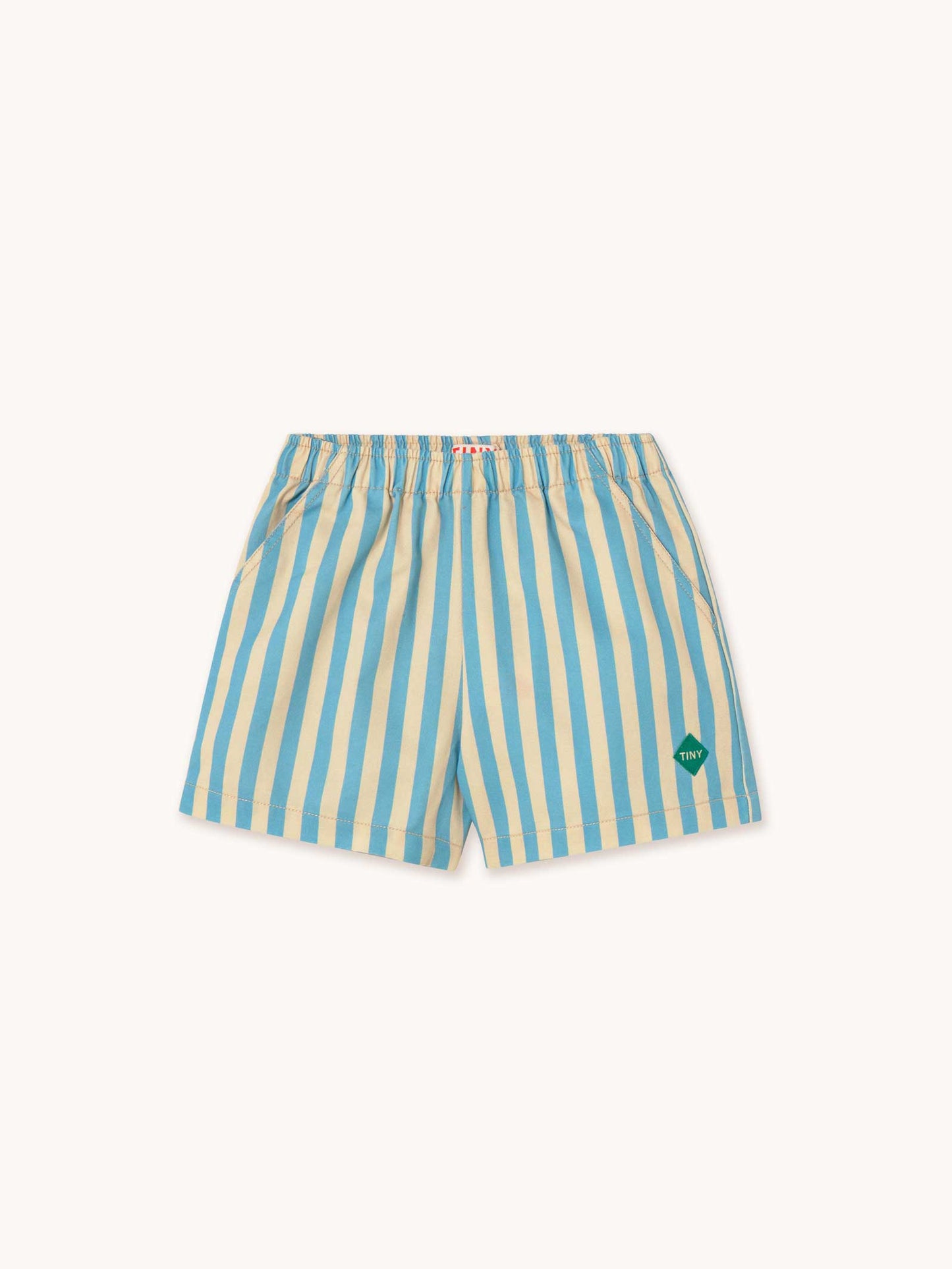 Blue Striped Shorts