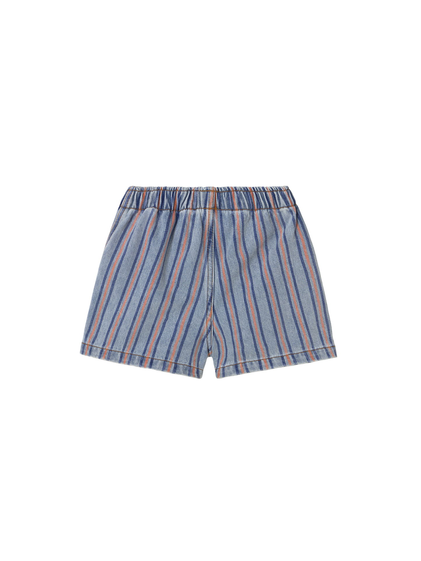 Stripes Multicolour Denim Shorts