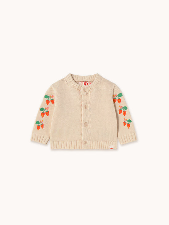 Strawberries Baby Cardigan