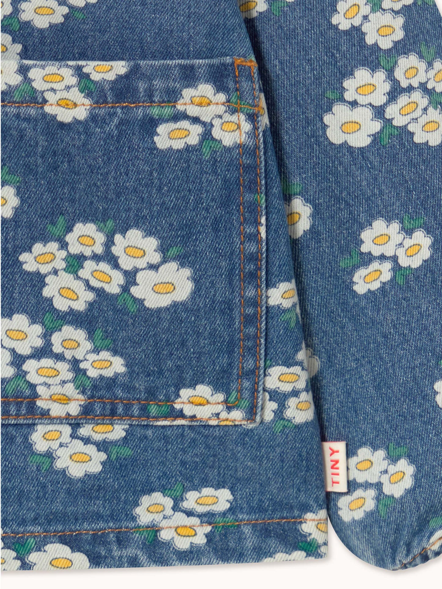 Blossoms Denim Shirt
