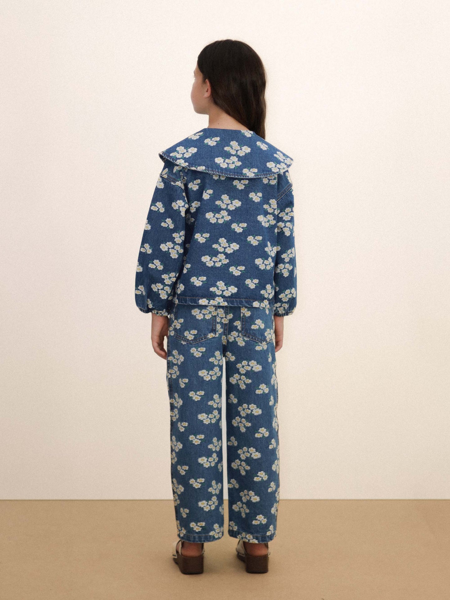 Blossoms Denim Shirt