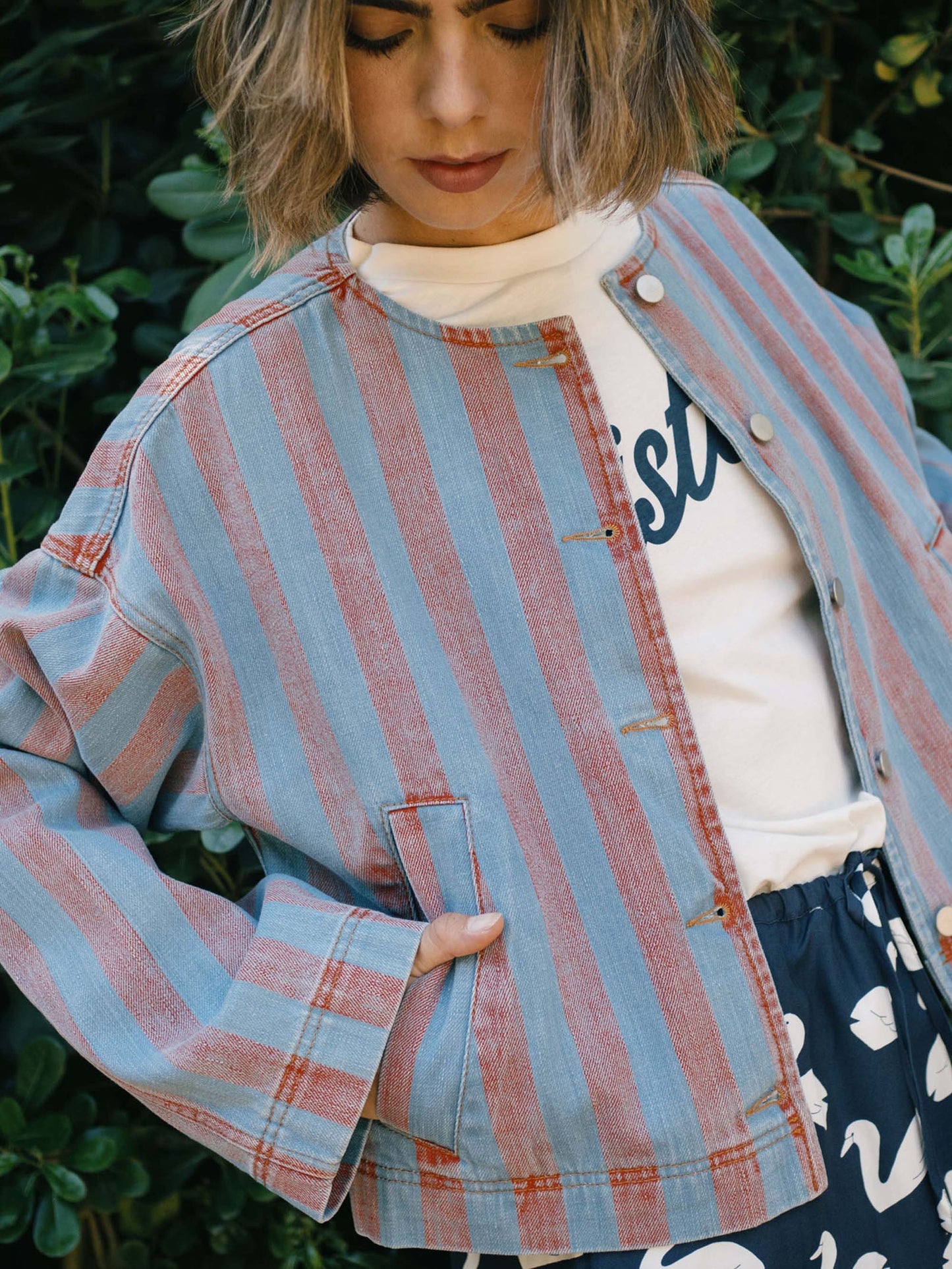 Wide Stripes Jacket