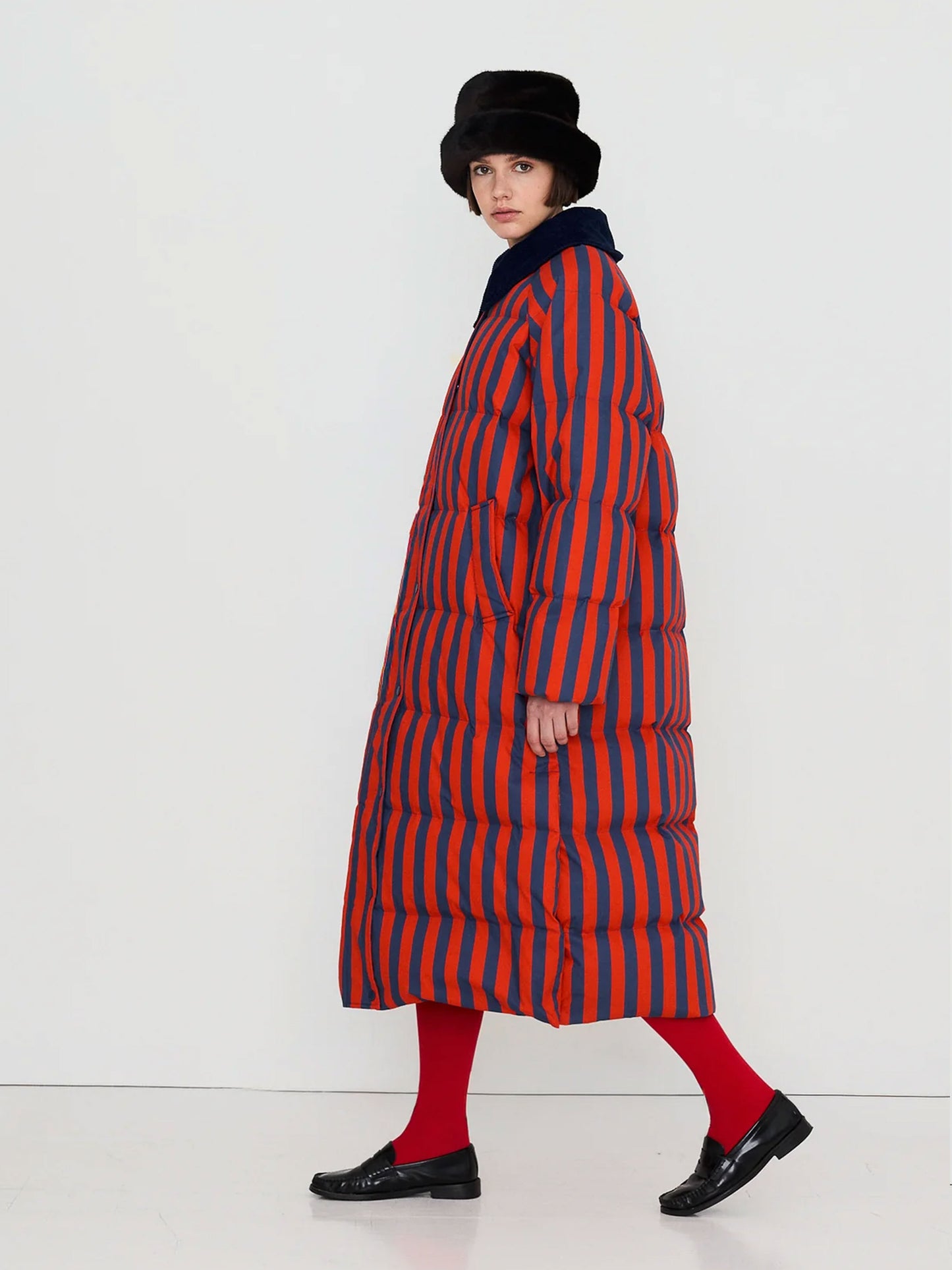 Striped Oversized Jacket