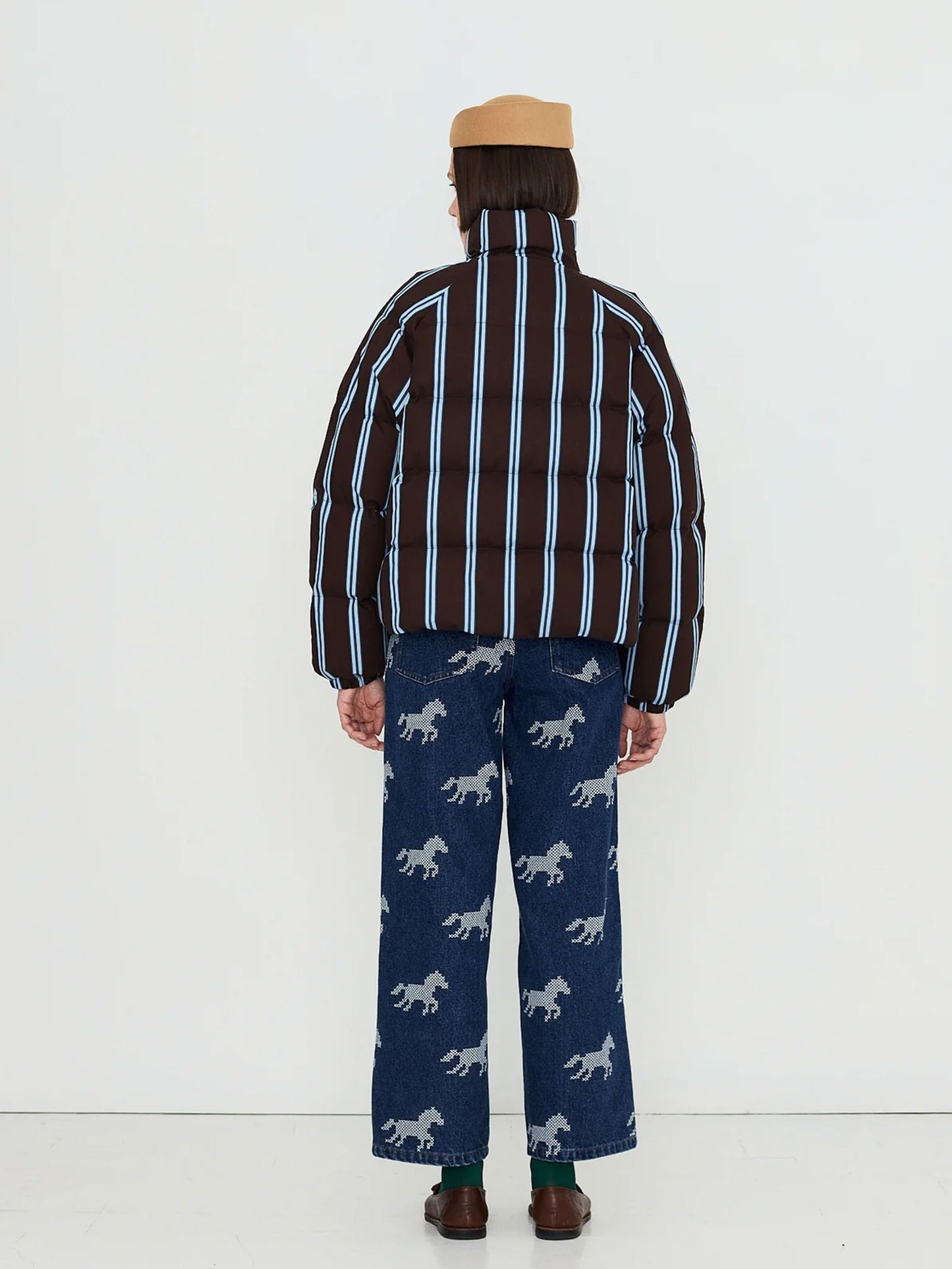 Striped Short Jacket