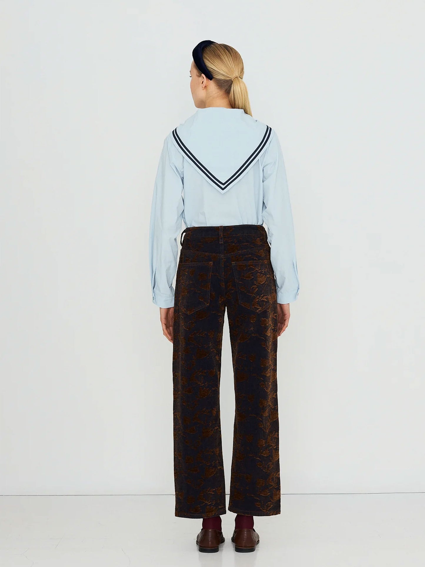 Scarf Neck Blouse