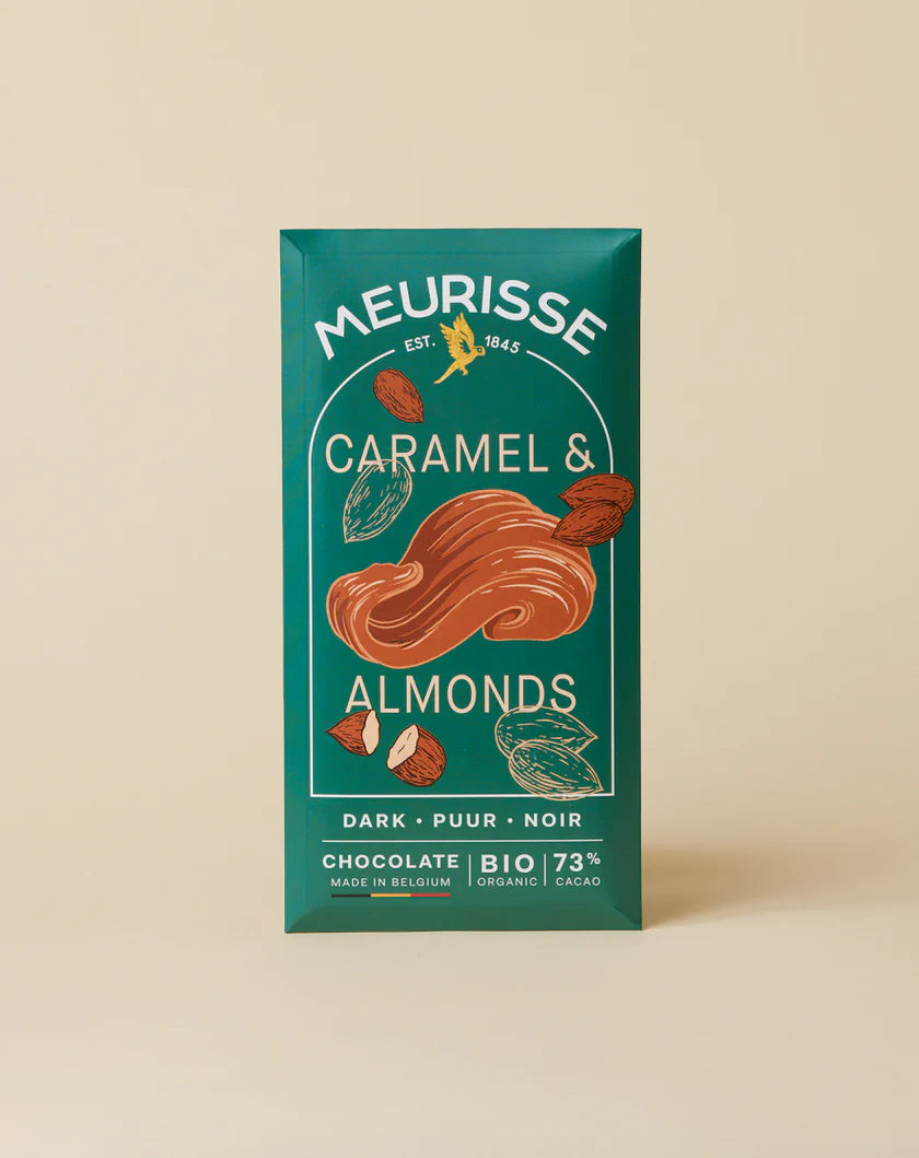 Dark Chocolate with Caramel & Almonds