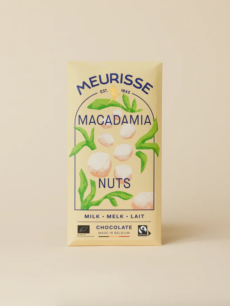 Organic Milk Chocolate with Macadamia Nuts