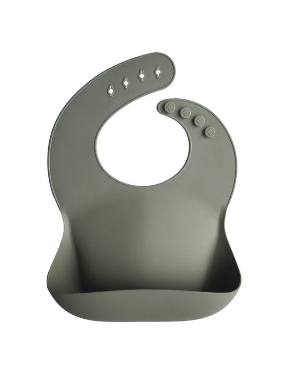 Silver Sage Silicone Bib