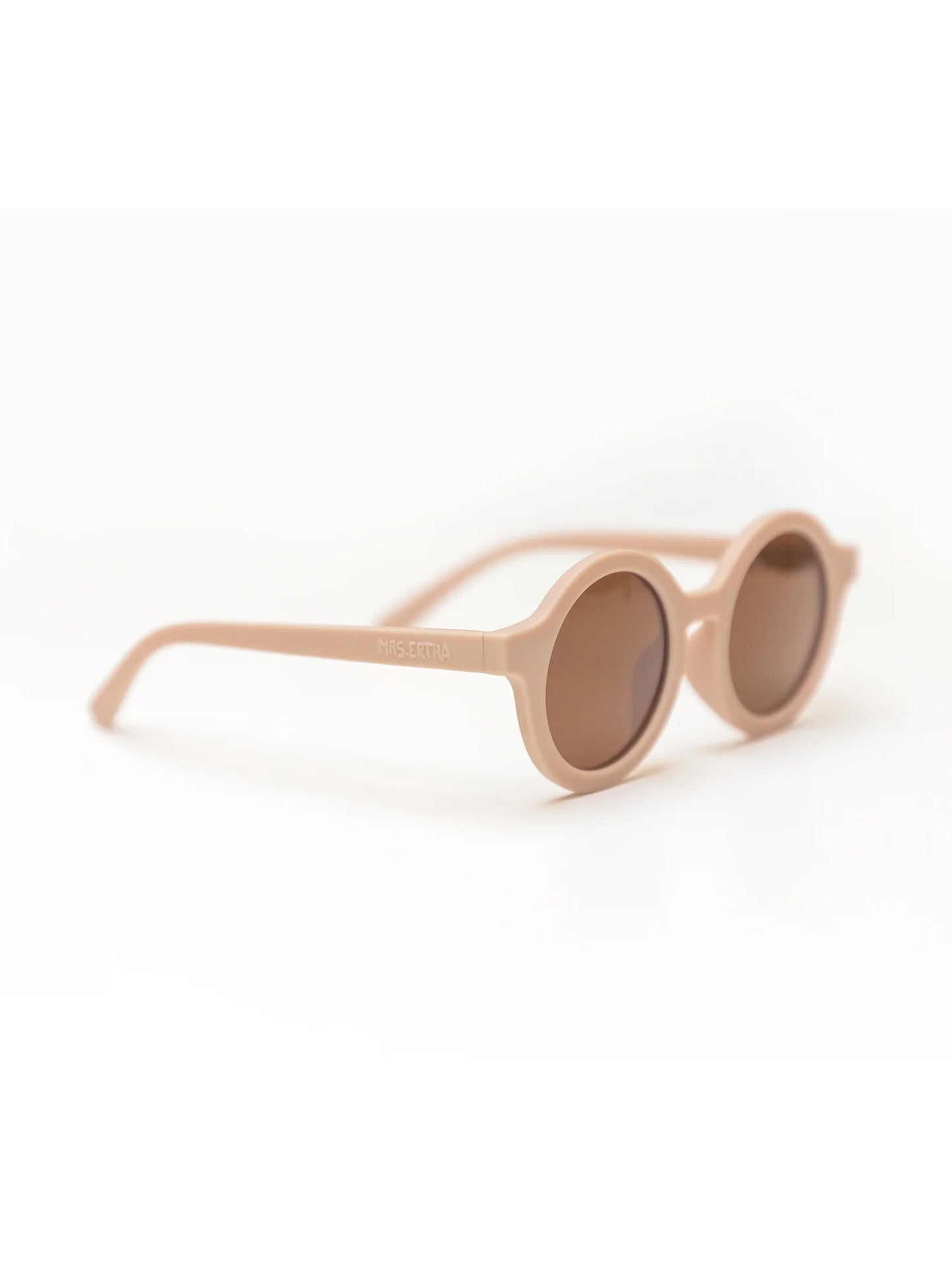Soft Coral Recycled Plastic Kids Sunglasses