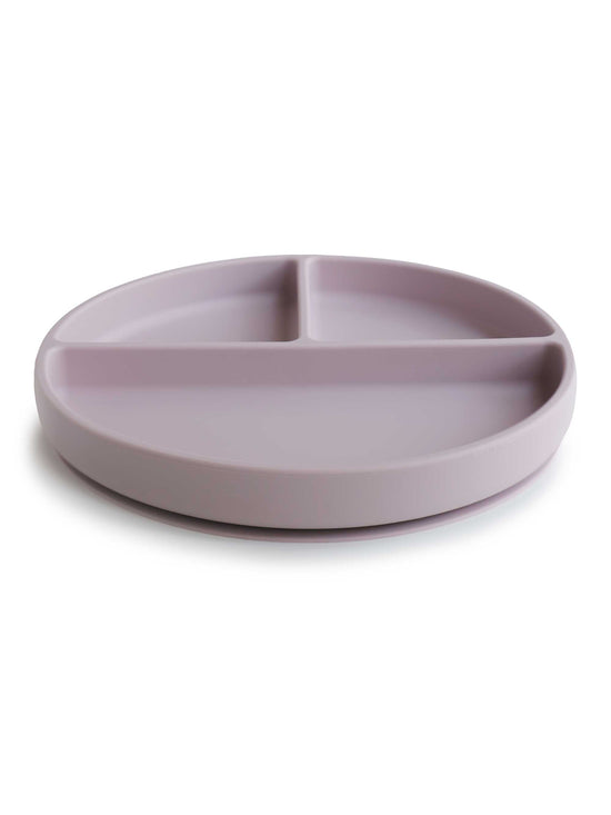 Soft Lilac Sectioned Silicone Plate