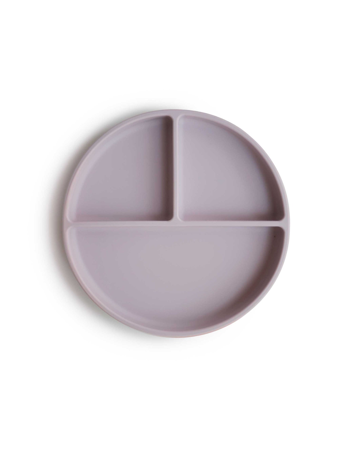 Soft Lilac Sectioned Silicone Plate