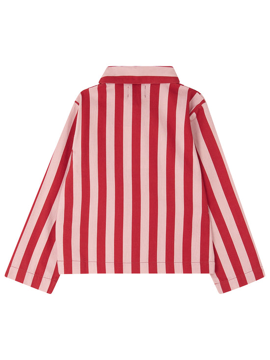 Pink & Red Stripe Arnie Jacket