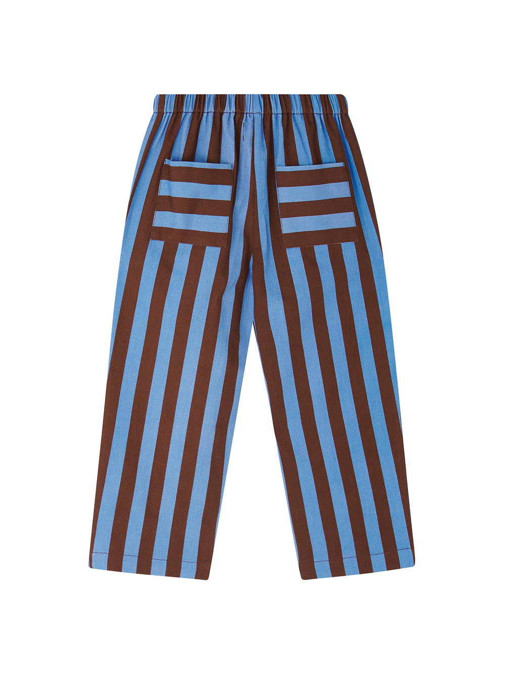 Brown & Cornflower Stripe Arnie Trousers