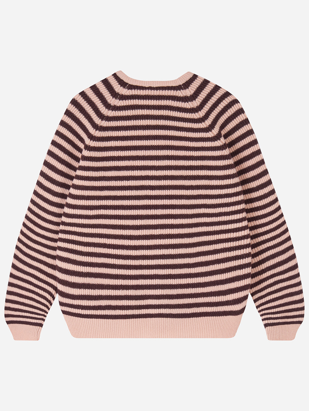 Peaches & Cocoa Stripe Rib Knit Jumper